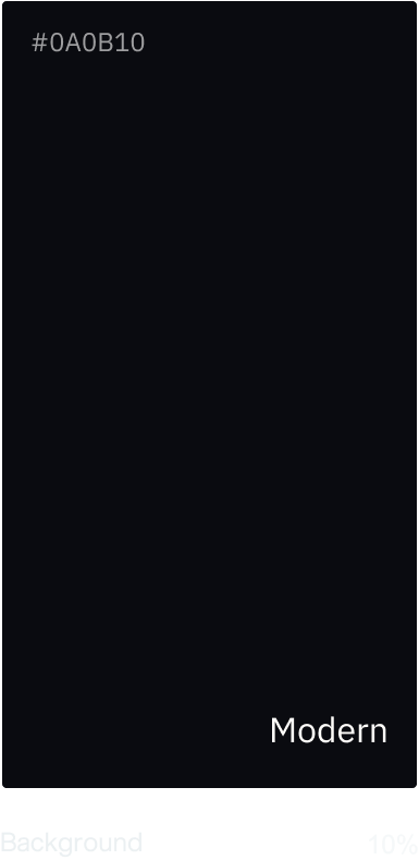 color pallet Black